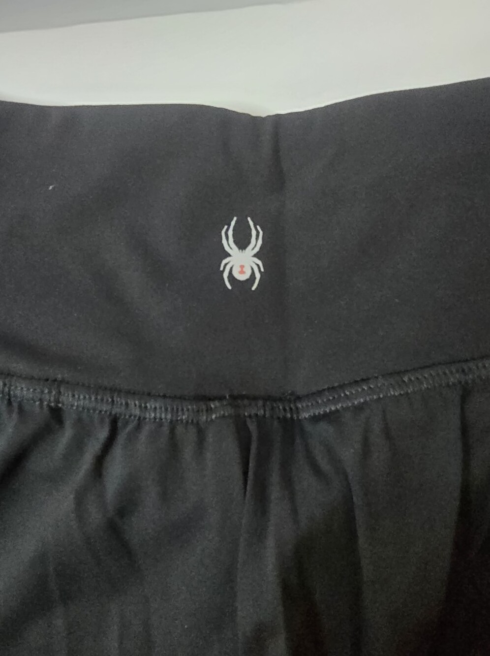 Spiderman Black Athletic Shorts with High Waistband - Picture 5 of 6